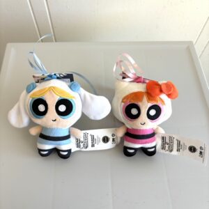 Mini Powerpuff Girl Plush Keychains